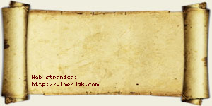 Andjelina Bunjevac vizit kartica